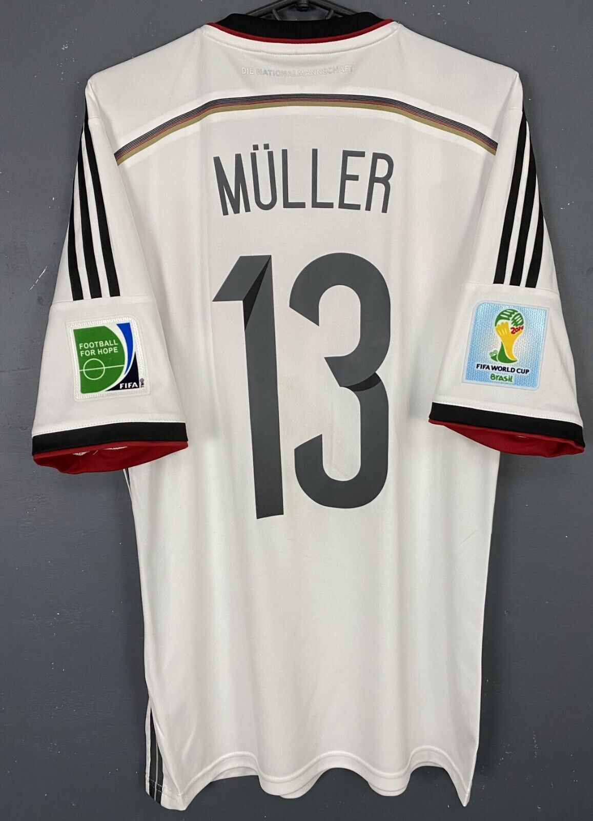 WINNER MEN’S GERMANY 2014/2015 THOMAS MULLER SOCCER FOOTBALL SHIRT JERSEY SIZE M