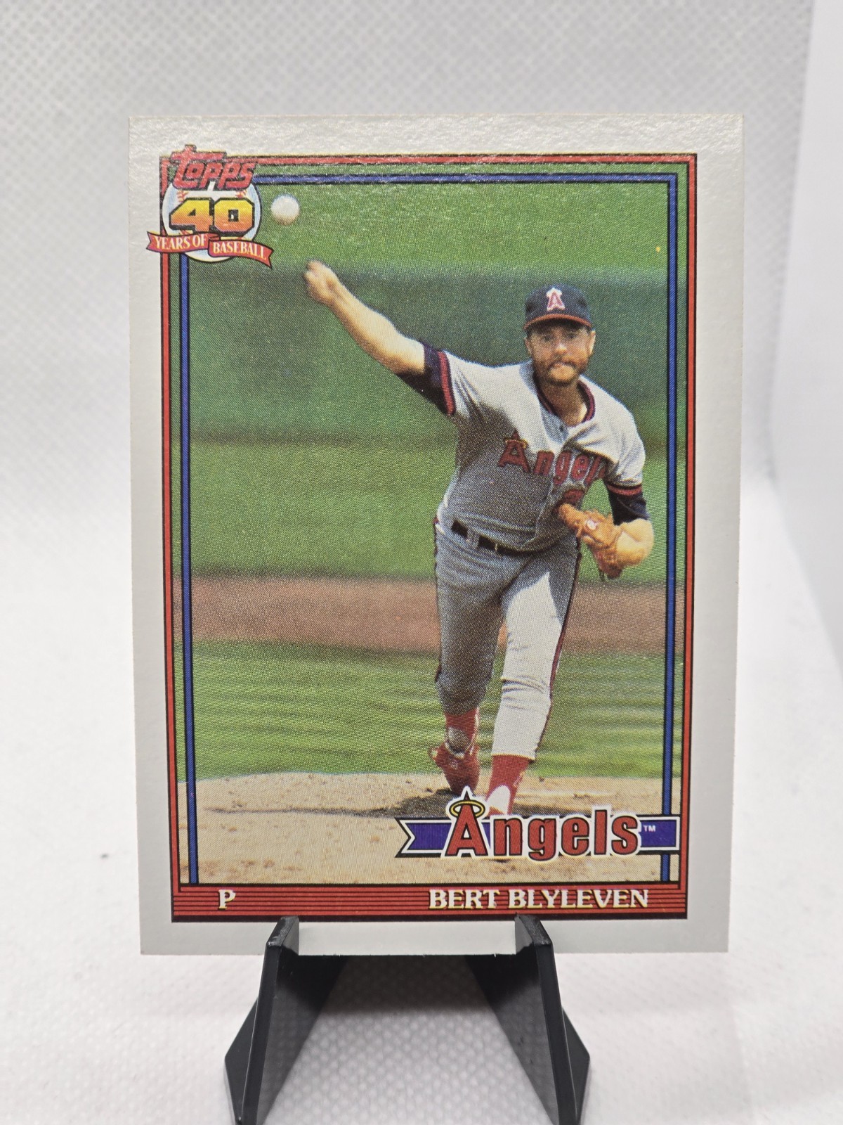 1991 Topps Desert Shield #615 Angels Bert Blyleven