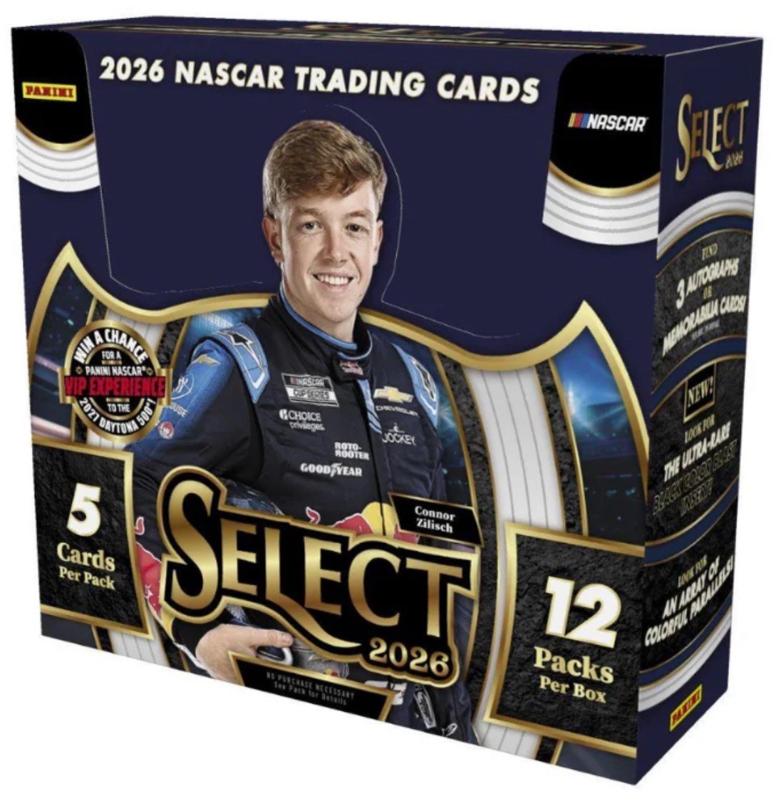 2026 Panini Select Factory Sealed Racing Hobby Box