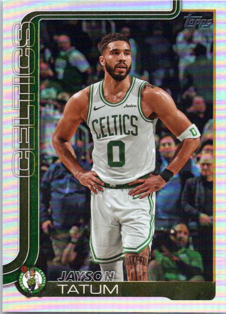 2025-26 Topps #1 Jayson Tatum Rainbow Foilboard Celtics