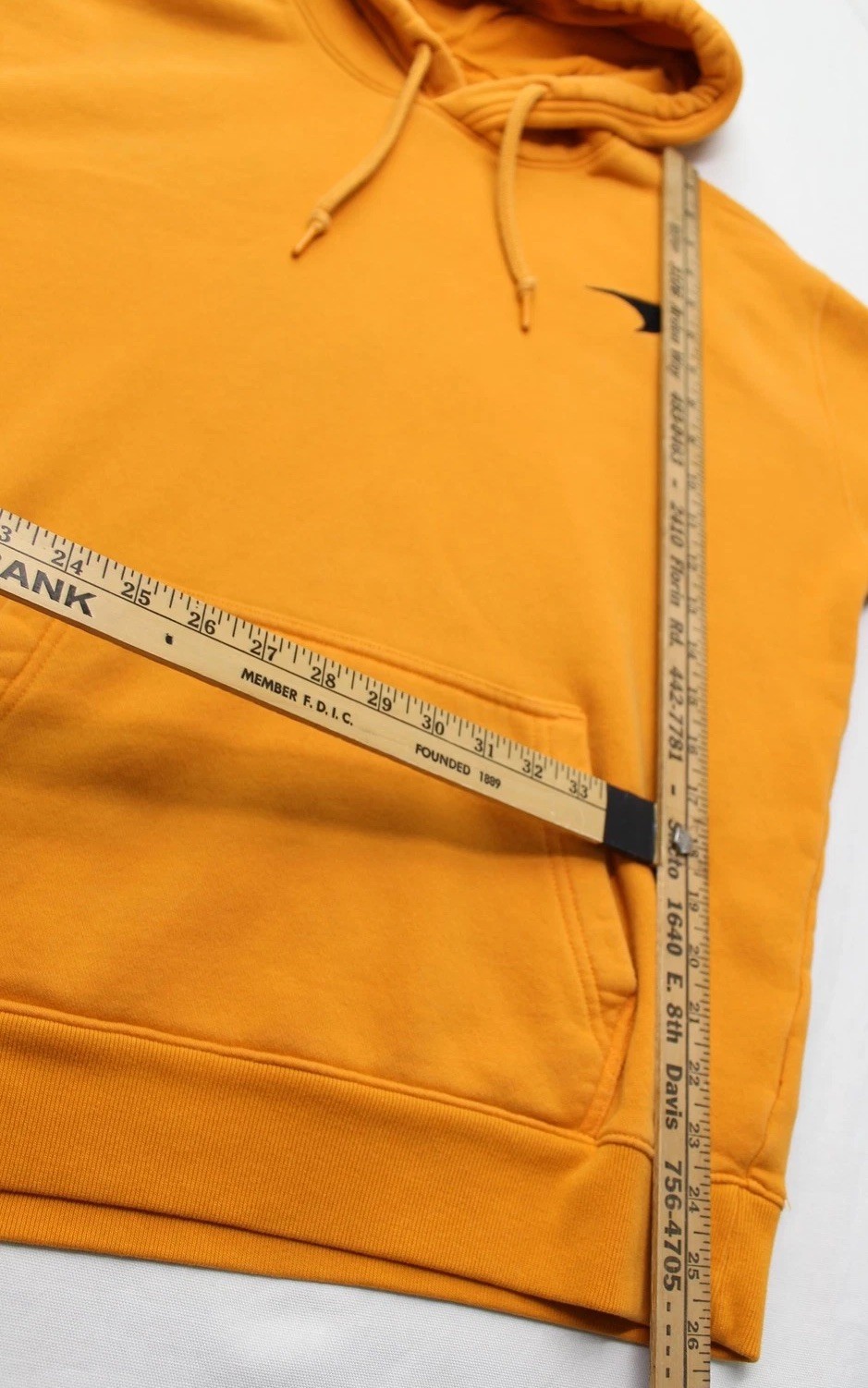 McLaren Hoodie Sweatshirt Mens Medium Orange Formula 1 Team Racing Hollister