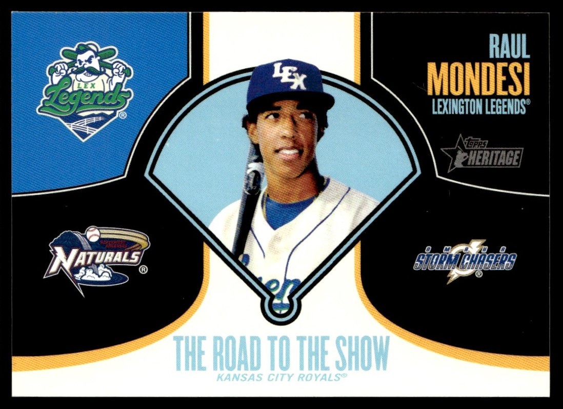2013 Topps Heritage Minor League Road to the Show Raul Mondesi Rookie Kansas