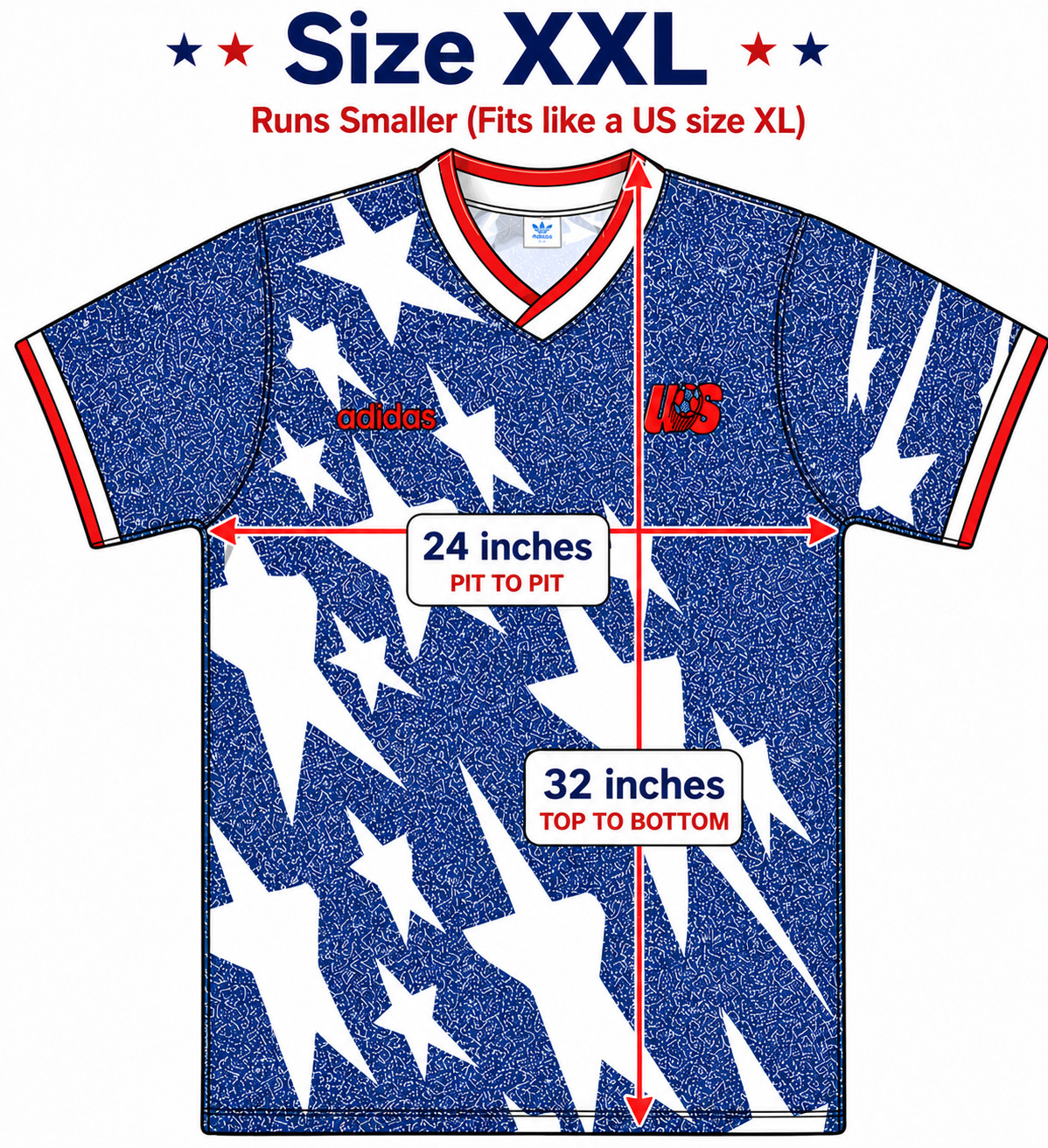 USA 1994 World Cup AWAY Soccer Retro Jersey USMNT US NATIONAL TEAM Adult S – XXL