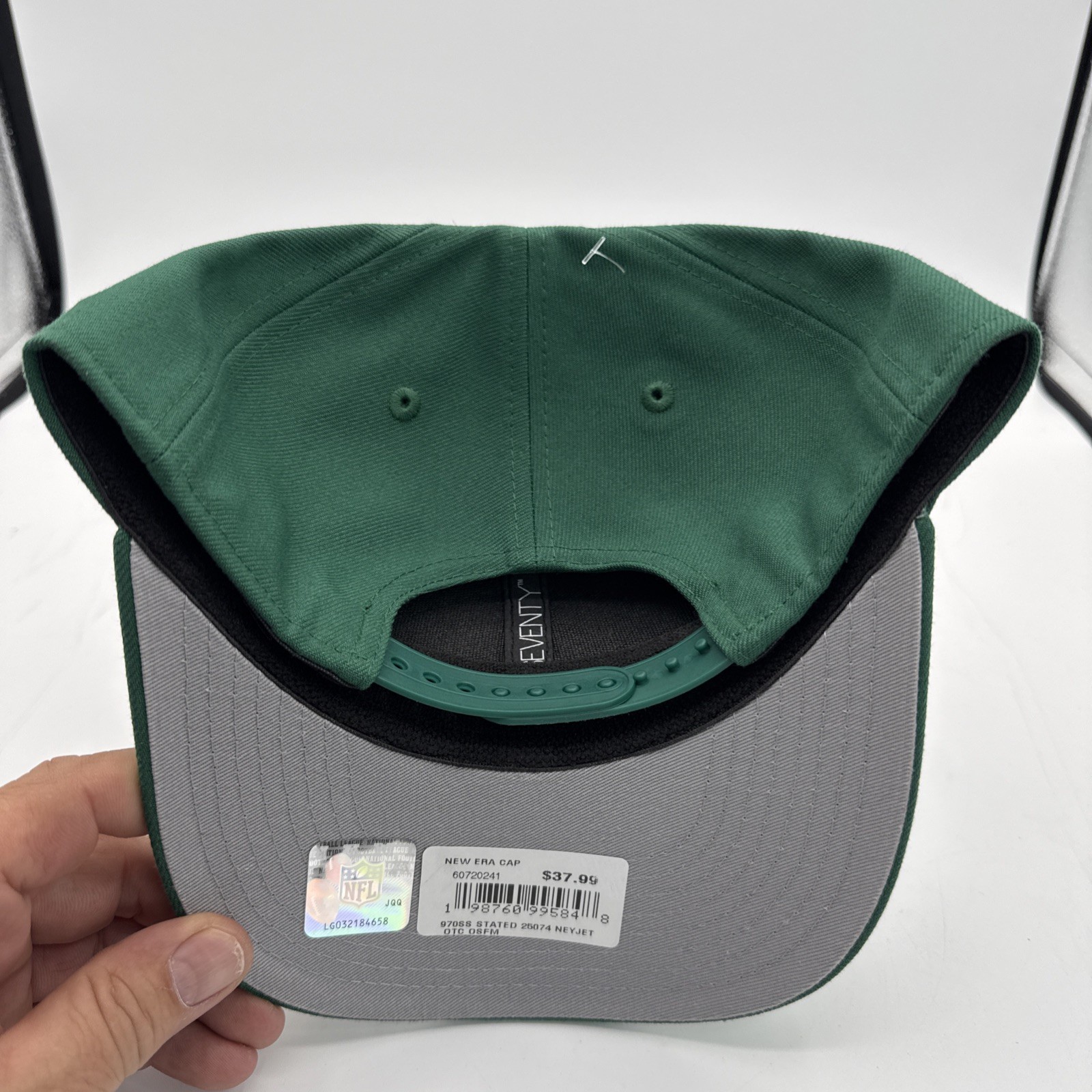 New York Jets Hat Cap Snap Back Mens One Size Green NFL Football New Era