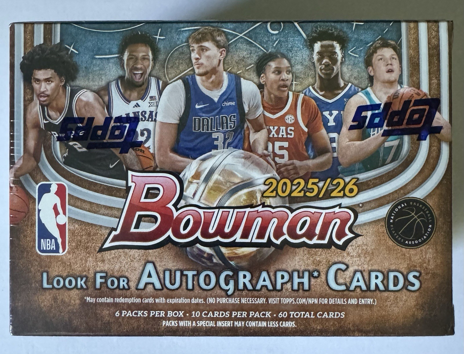2025-26 Bowman Basketball Value Box Factory Sealed