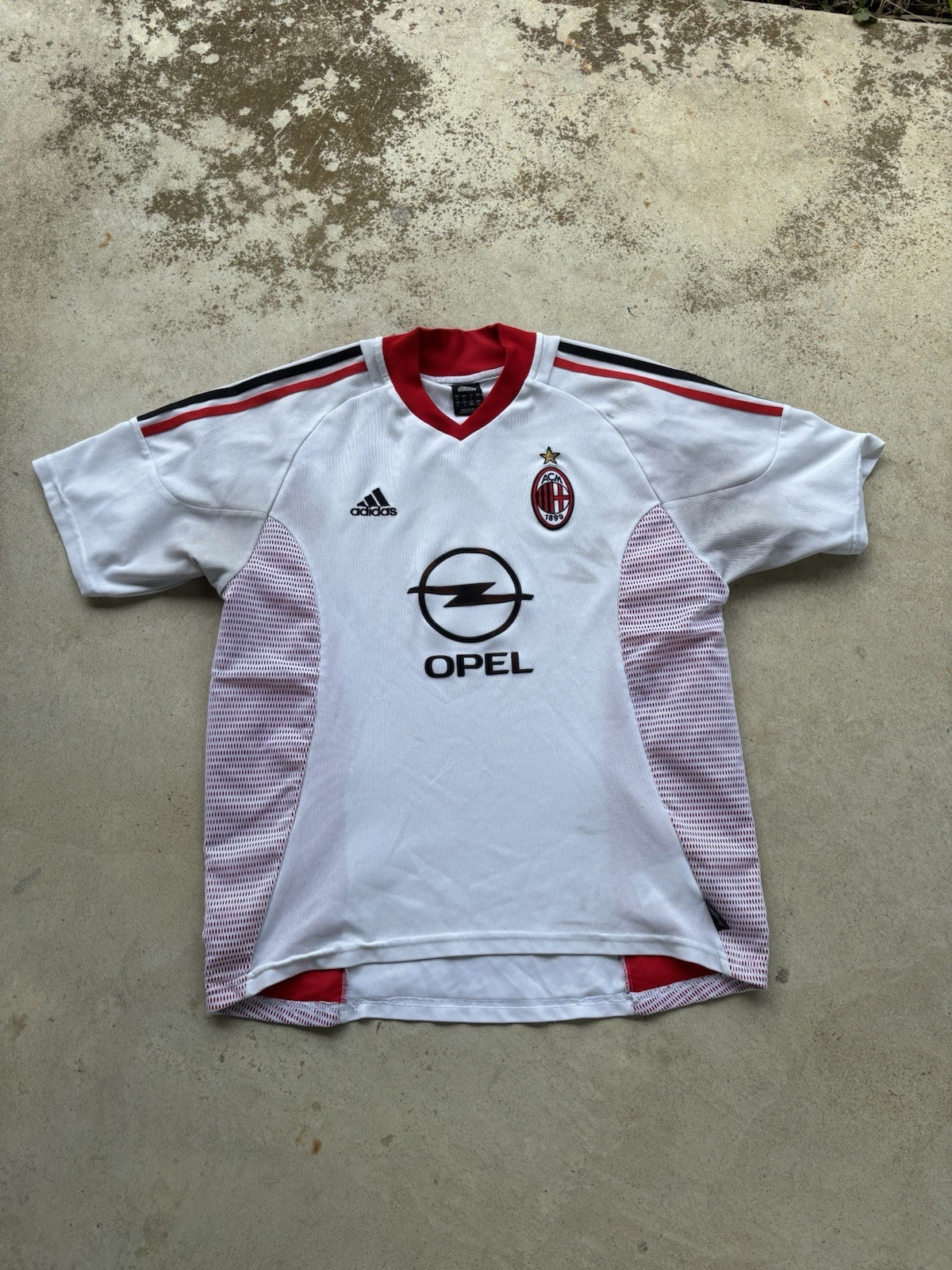 AC Milan Away football shirt 2002 Soccer Adidas Maglia Jersey Trikot Mens Size L