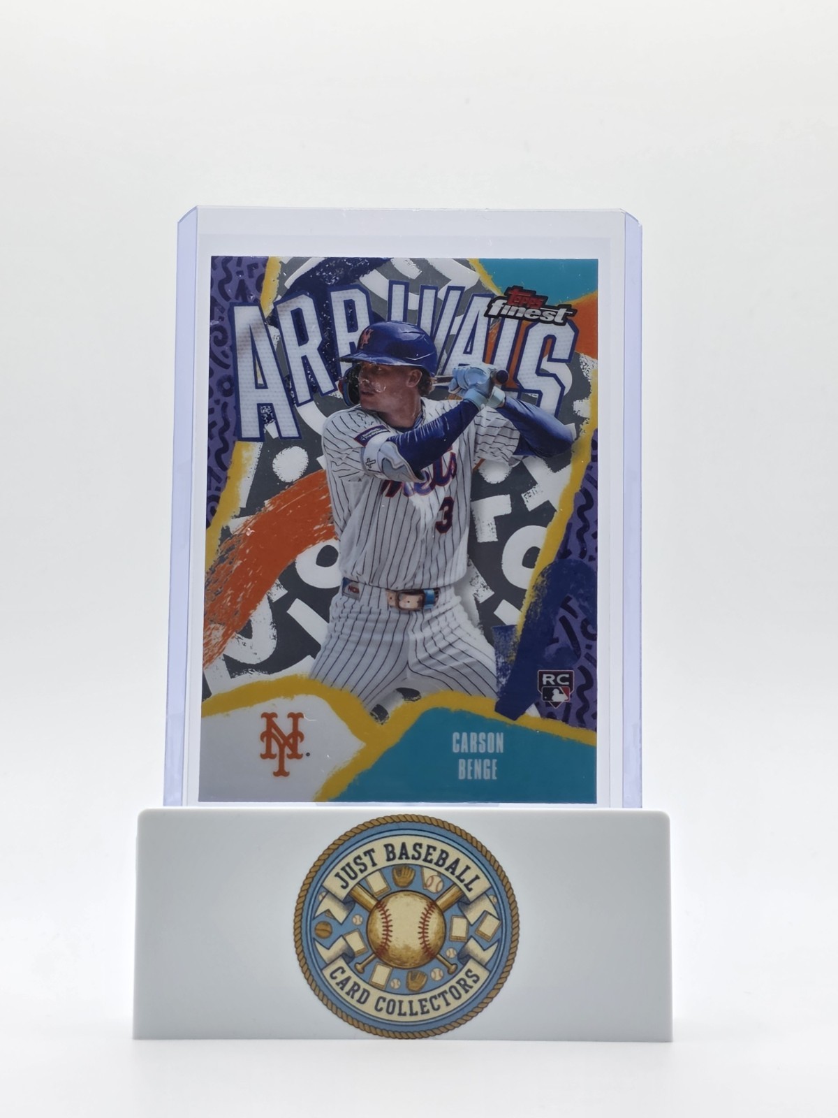 2026 Topps Finest #A-30 Arrivals Refractor Carson Benge (RC)