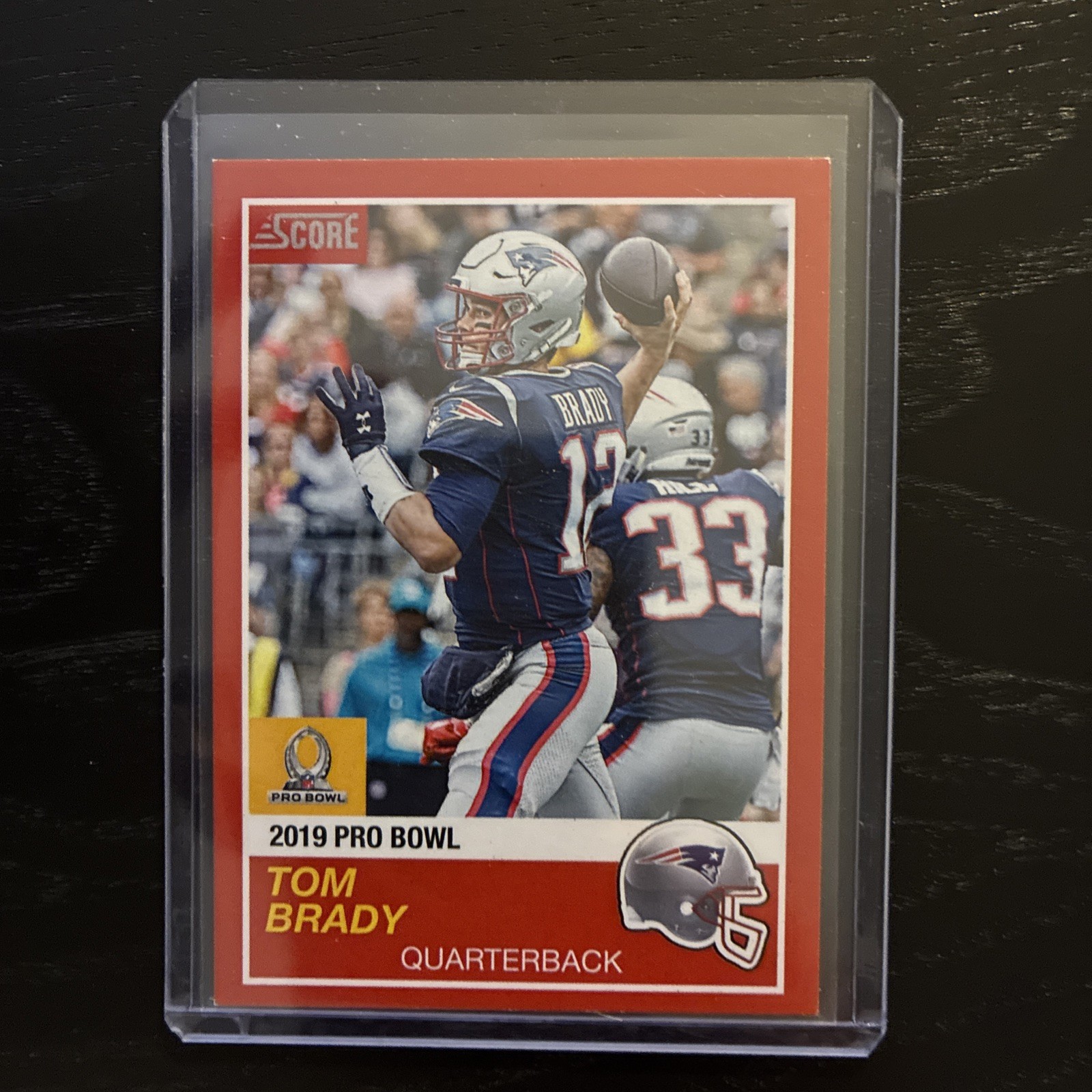 2018 Panini Instant NFL #1 Tom Brady 2019 Pro Bowl Score 1 of 270