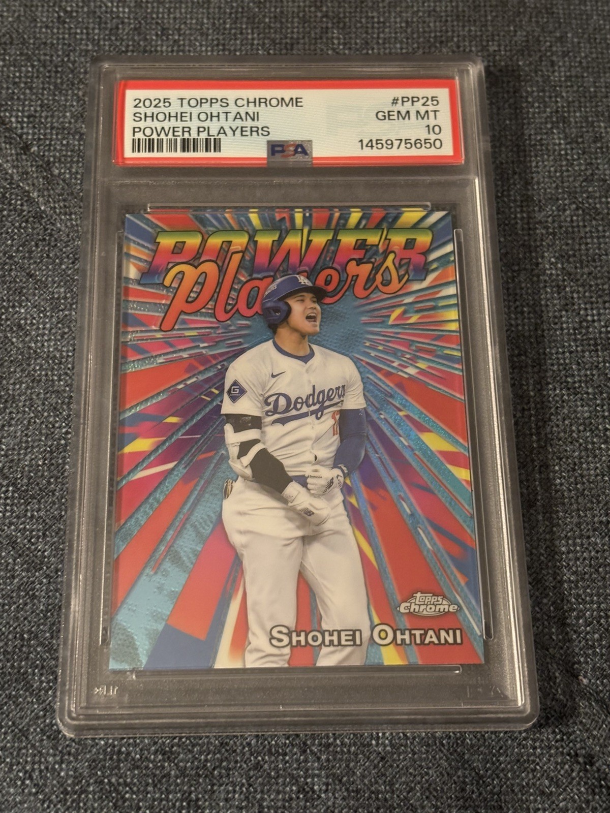 🚨🚨2025 Topps Chrome Shohei Ohtani Power Players GEM 10