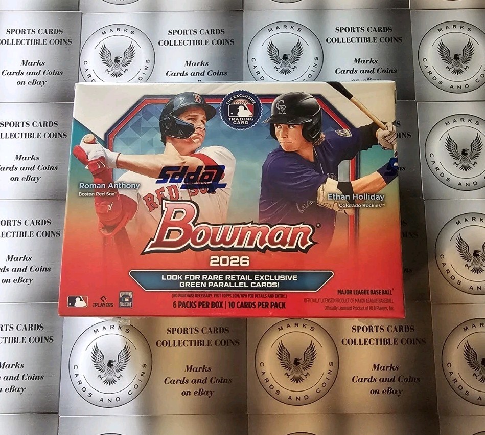 2026 Bowman Baseball Blaster Box – Look for Red RC Redemptions !!