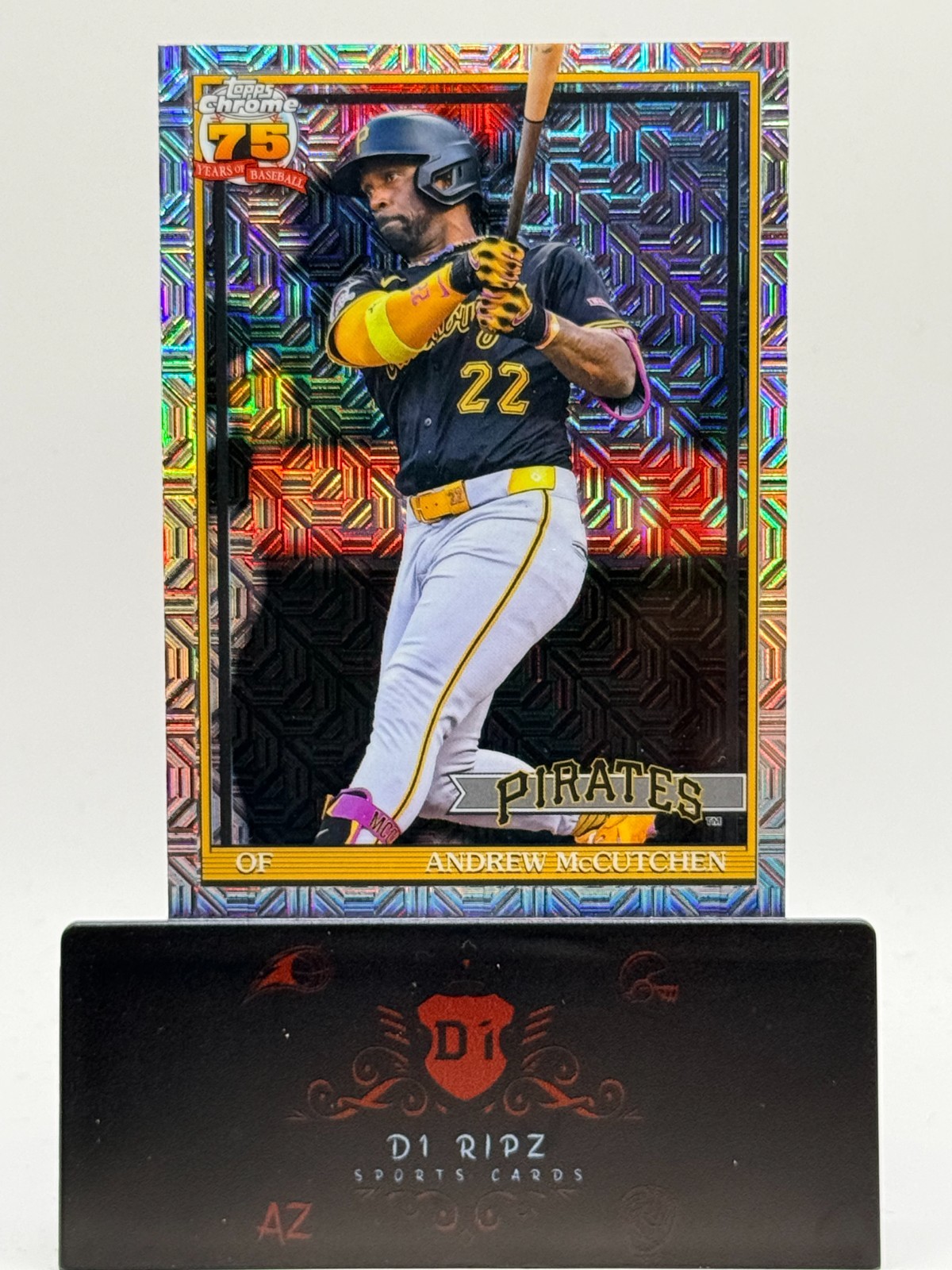 2025 Topps Chrome – 75th Anniversary – Mojo Refractor – Andrew McCutchen #91C-31