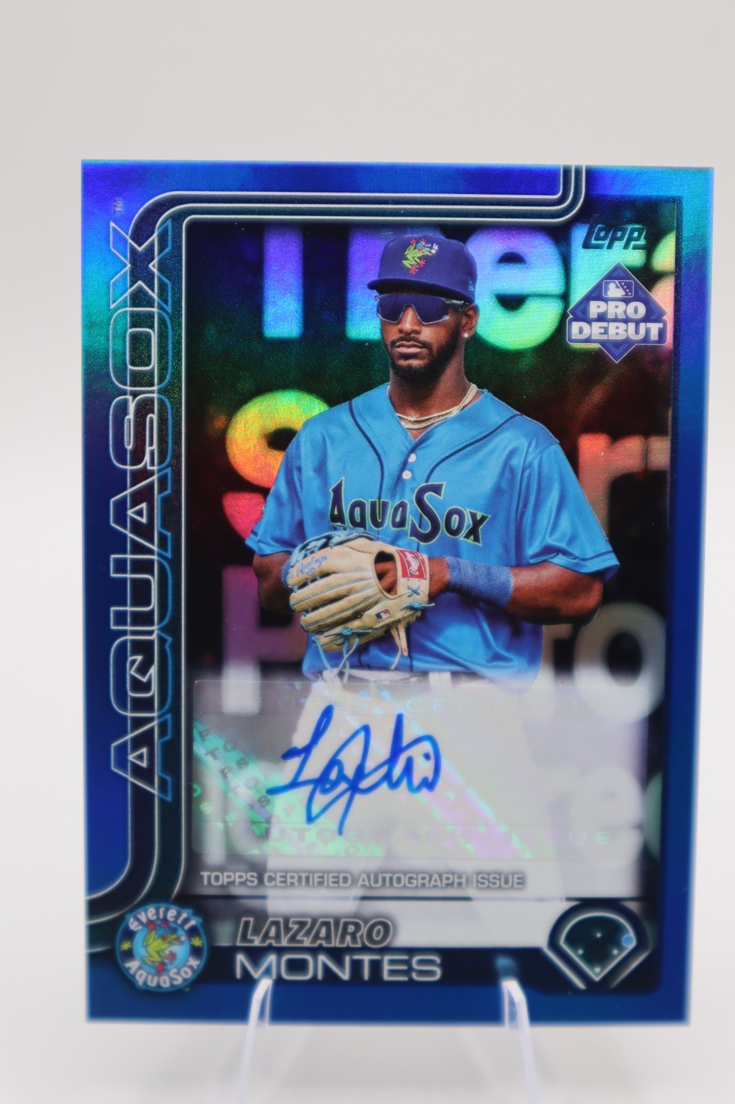 2025 Topps Pro Debut – Lazaro Montes #PD-62 Blue Foil Autographs /150 (AU, RC)
