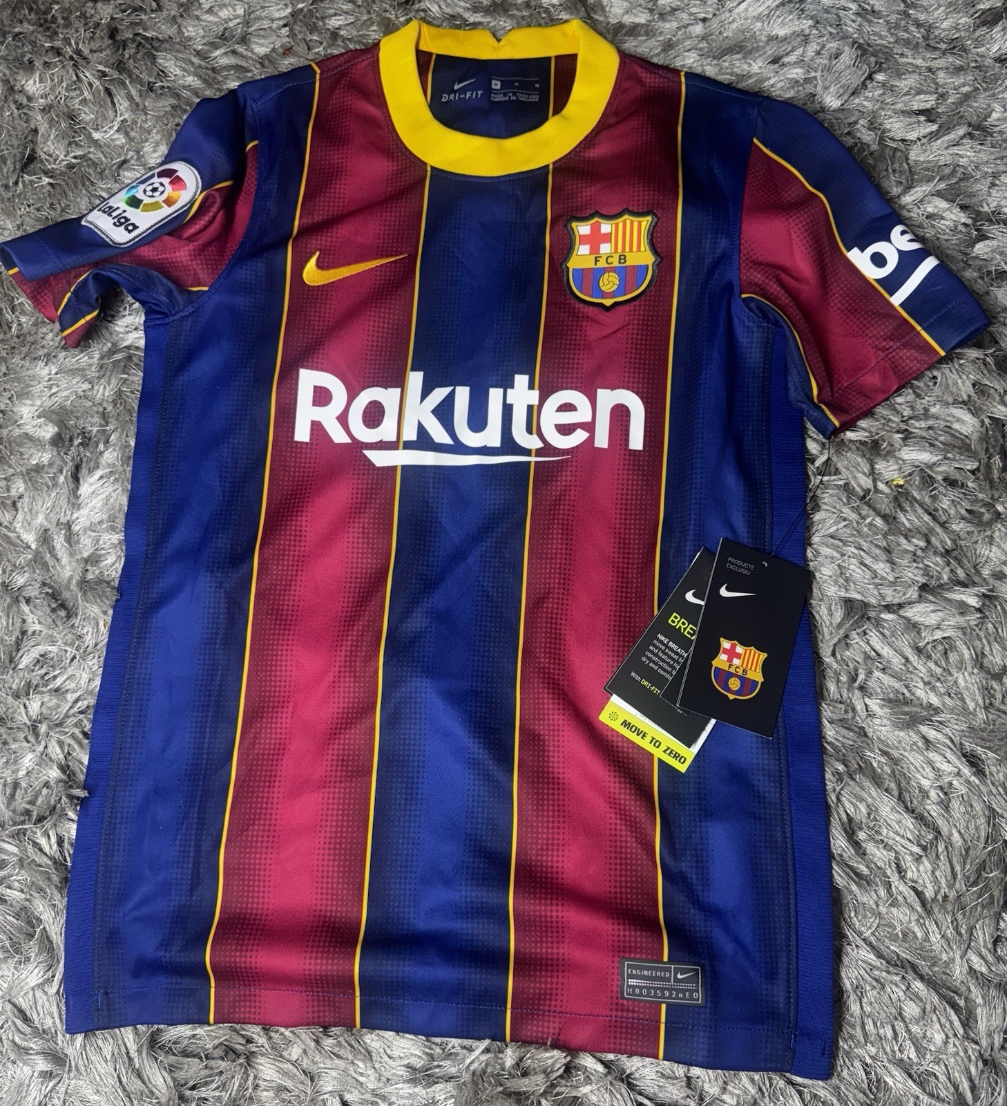 NIKE 2020-2021 Barcelona Home Jersey Youth M NEW
