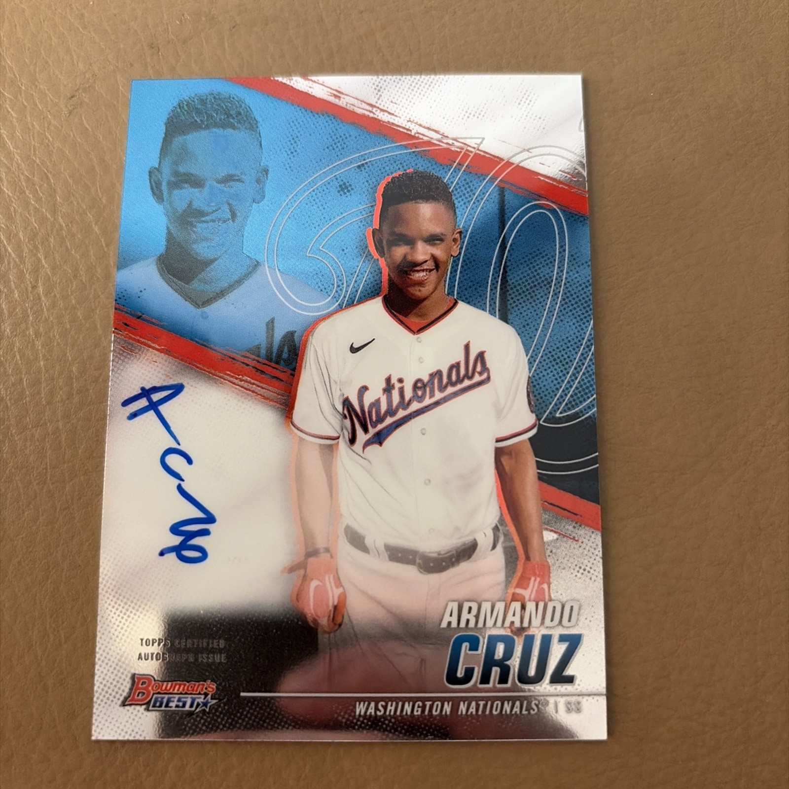 2021 Bowman’s Best – Best of 2021 Autographs Armando Cruz #B21-AC (AU, RC)