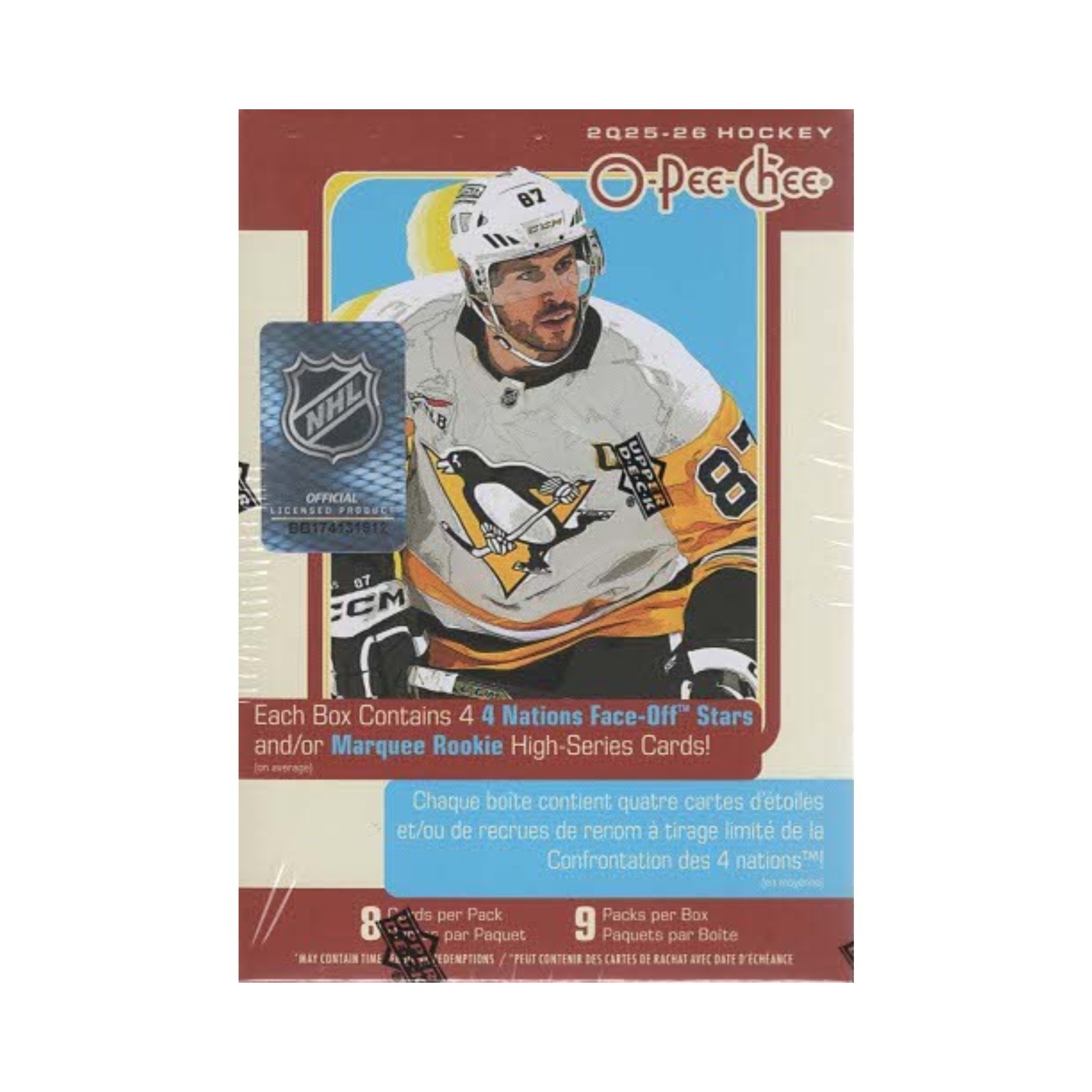 2025-26 Upper Deck O-Pee-Chee Hockey 72Ct. Blaster Box | Factory Sealed