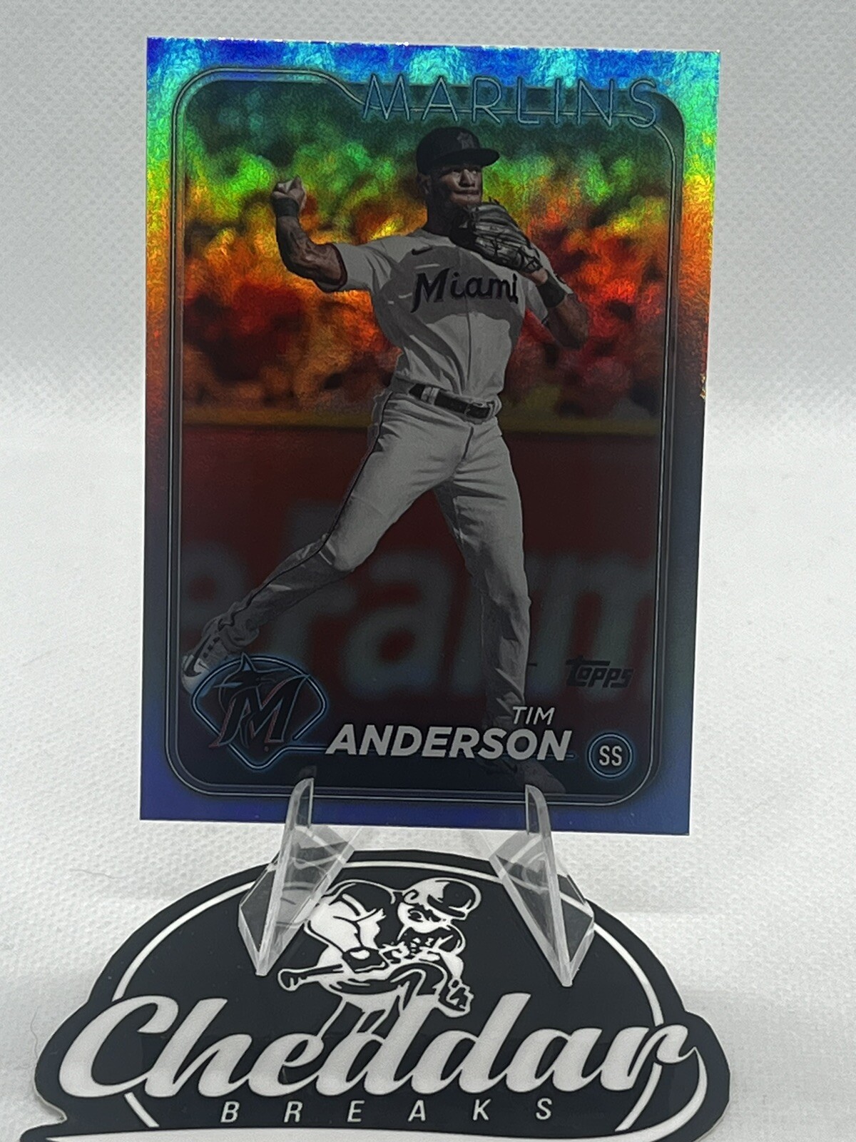 Tim Anderson 2024 Topps Series Two Rainbow Foil #560