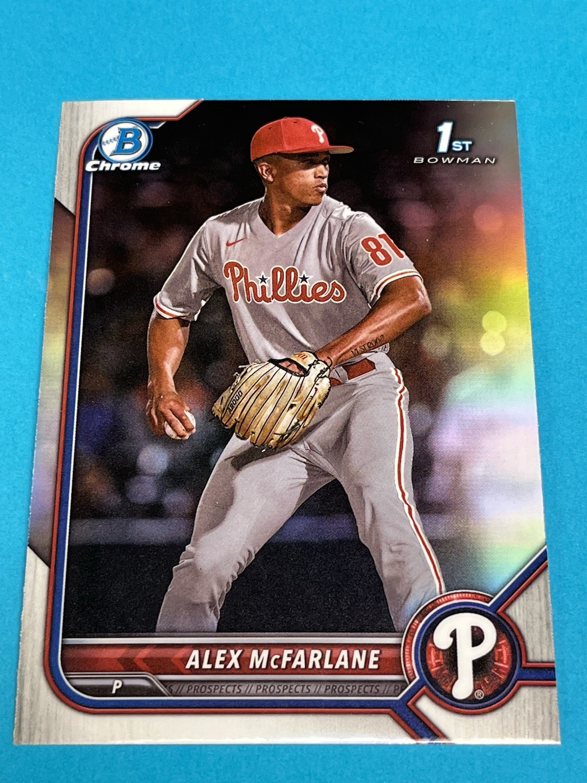 Alex McFarlane 2022 Bowman Draft 1st Chrome Refractor #BDC-117 Phillies Qty Avai