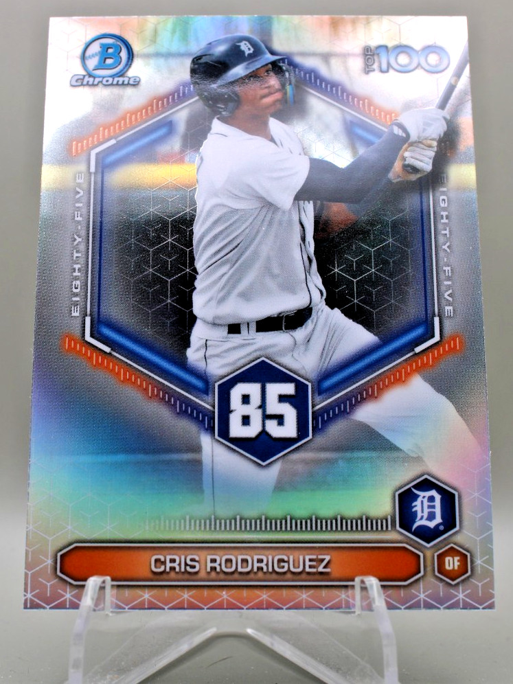 2026 Bowman Chrome Scouts Top 100 Prospects – Cris Rodriguez #BTP-85 Tigers