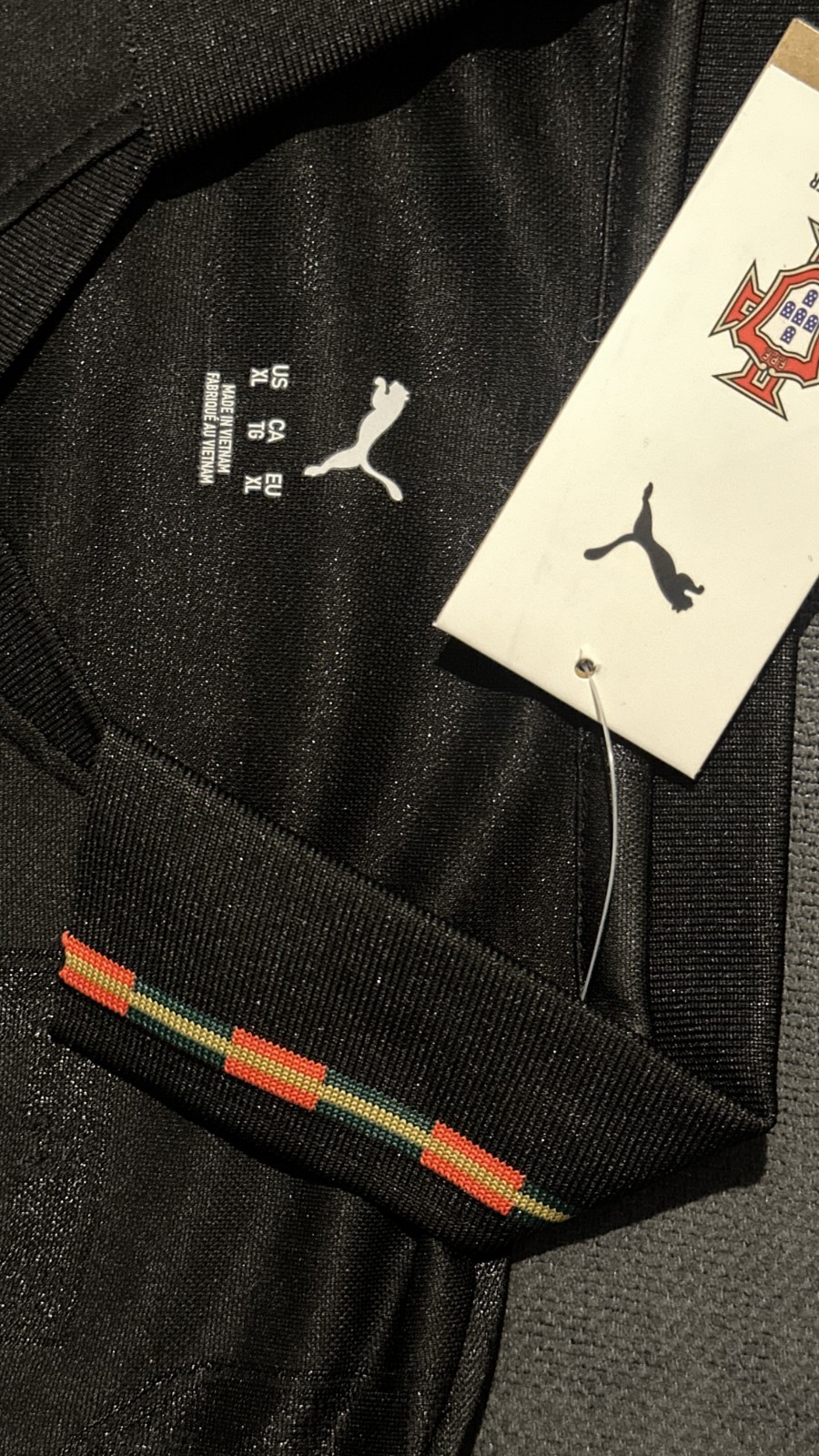 Cristiano Ronaldo New Jersey CR#7 black Portugal 25–26 Players Version Size XL