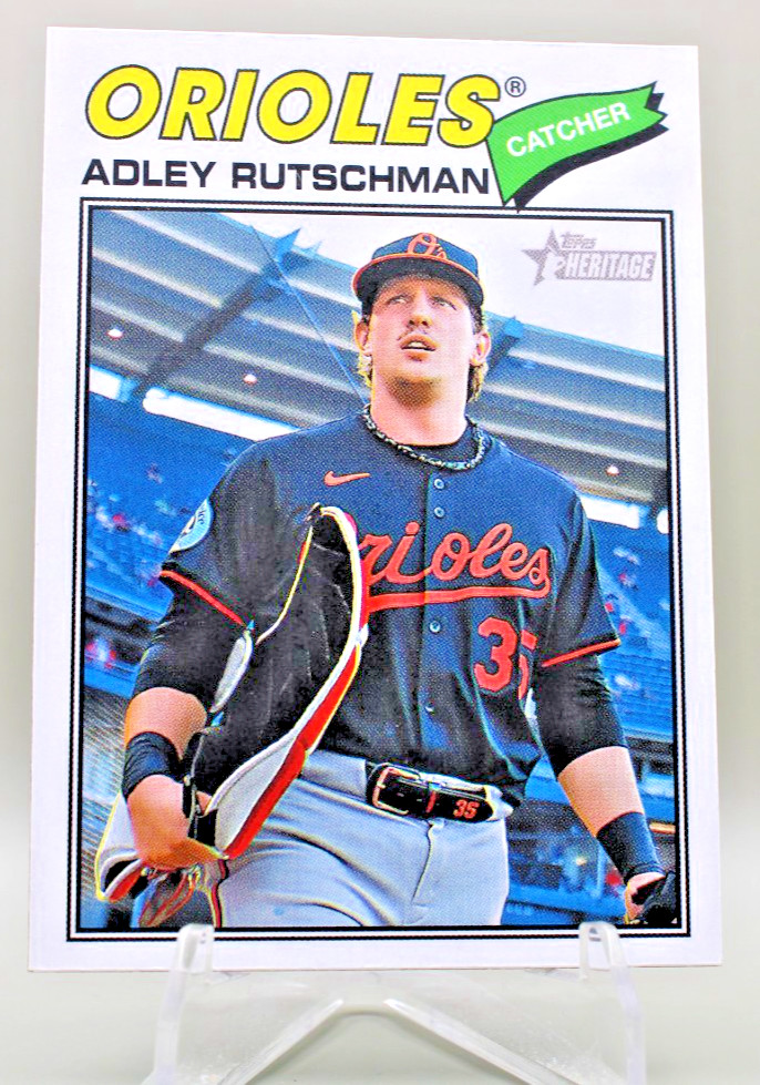 2026 Topps Heritage – Adley Rutschman #180 Orioles