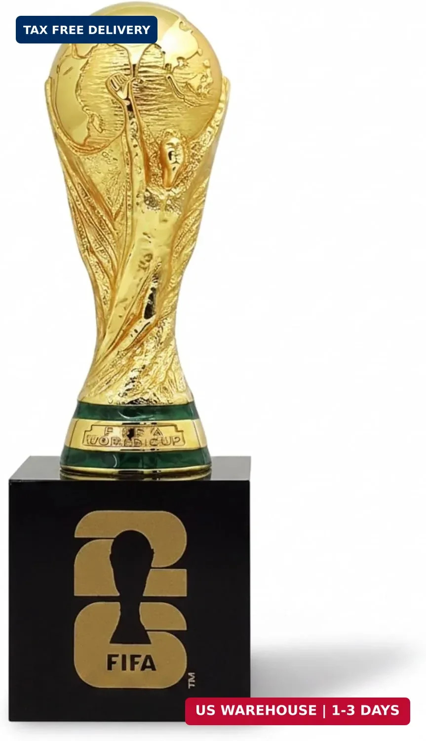 Official FIFA World Cup 2026 Edition – 4 Inch 3D Trophy w Acrylic Base – Timeles