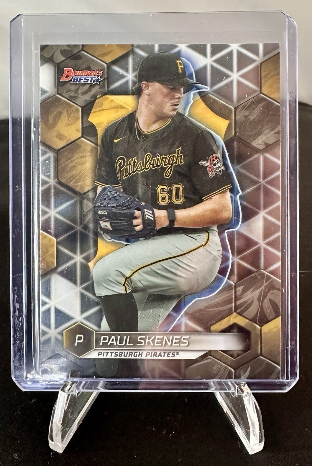 2023 Topps Bowman’s Best Paul Skenes #TP-22 Rookie Top Prospects Pirates