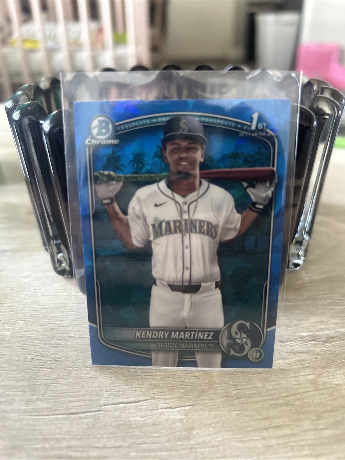 Kendry Martinez – 2025 Bowman Chrome 1st – Sapphire Edition – BCP-159 – Mariners