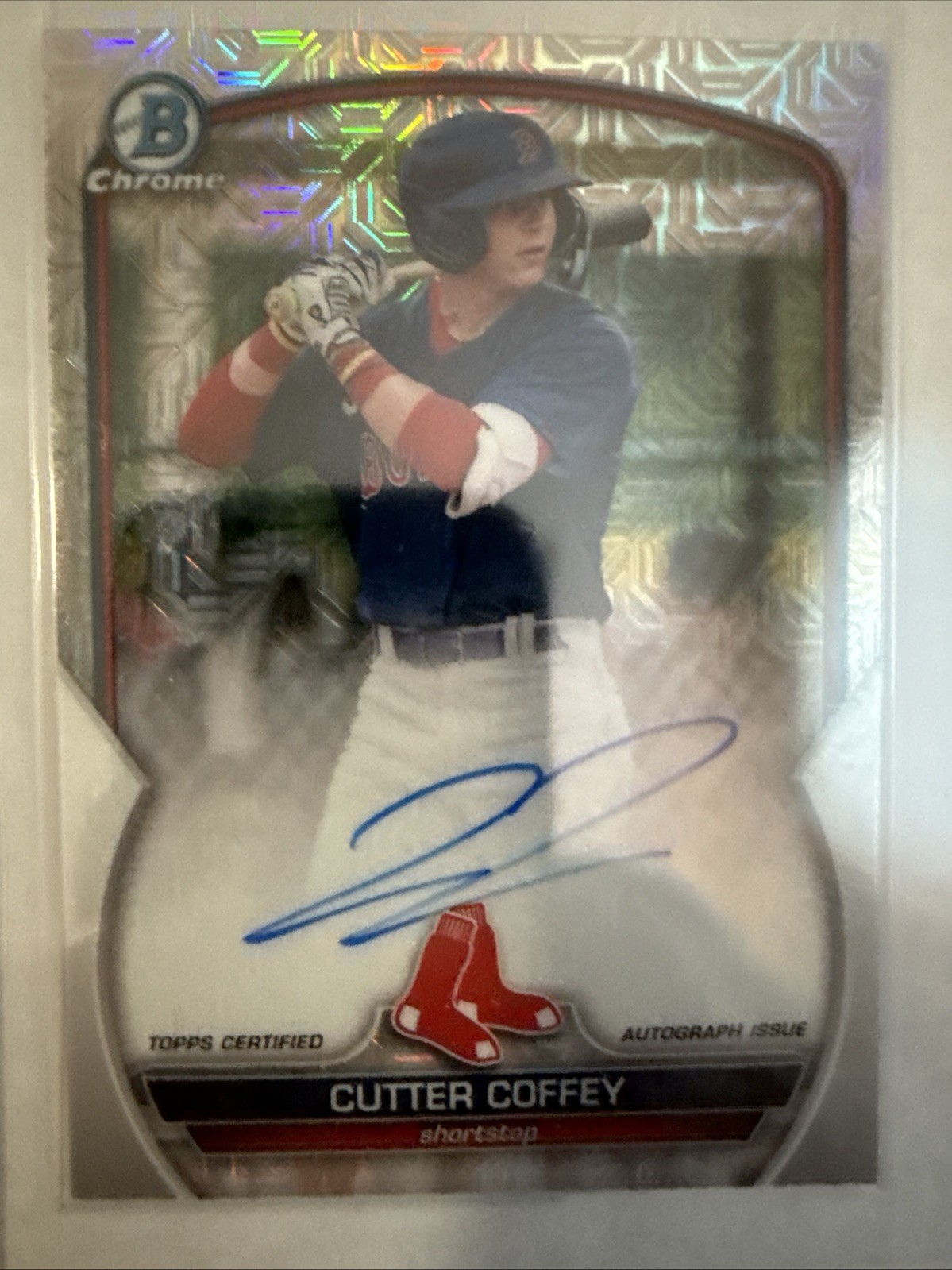 2023 Bowman Chrome Mega Mojo #BCMA-CCY Cutter Coffey Auto Red Sox