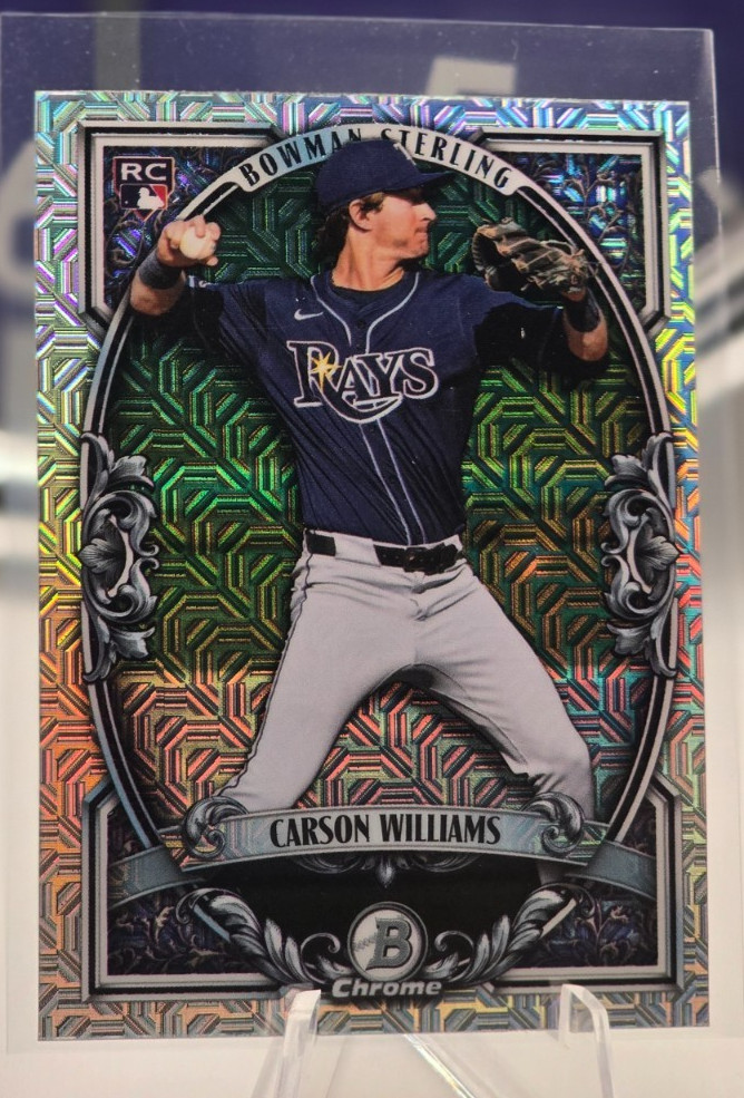 2026 Bowman Sterling Carson Williams Mojo Tampa Bay Rays ROOKIE