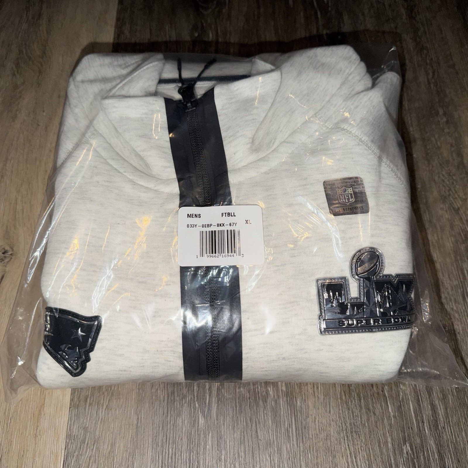 New England Patriots Super Bowl 60 LX Jacket Tech Fleece Opening Night Media Day