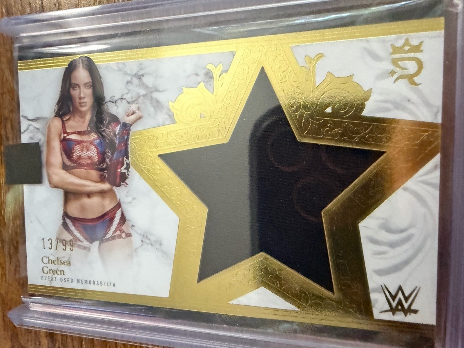 2025 Topps Royalty WWE Chelsea Green Star Relics /99 Event-Used # SR-22