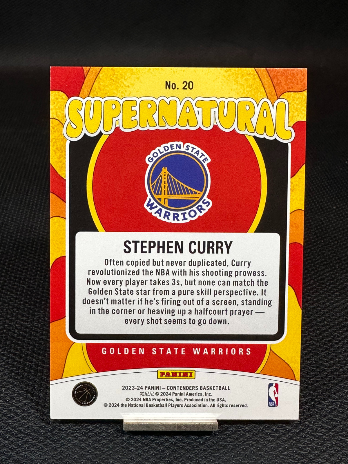 2023-24 Contenders Basketball STEPHEN CURRY Supernatural #20