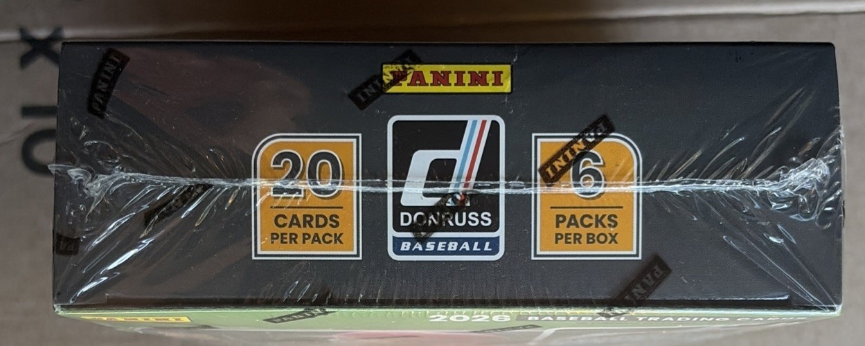 2026 Panini Donruss Baseball Trading Cards Mega Box BRAND NEW FACTORY SEALED