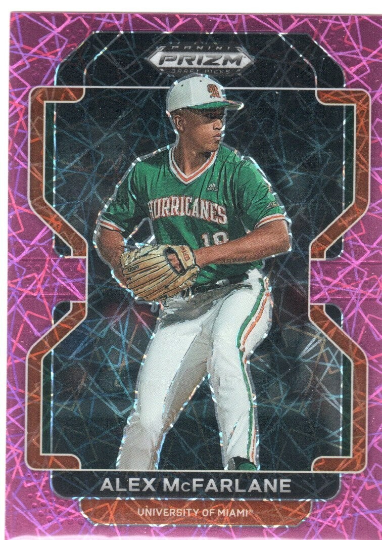 ALEX MCFARLANE 2022 PANINI PRIZM DRAFT NEON PINK VELOCITY PRIZM PHILLIES $1.99 R