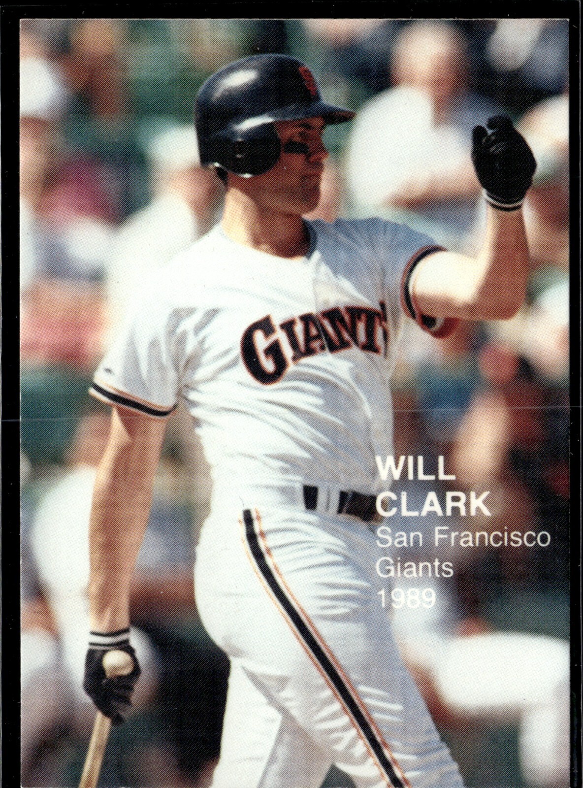 1989 Broder Action Superstars #8 WILL CLARK San Francisco Giants A3
