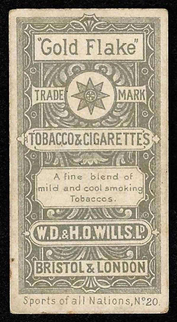 1900 ENGLAND, OTTER HUNT Wills Sports Of All Nations GOLD FLAKE #20