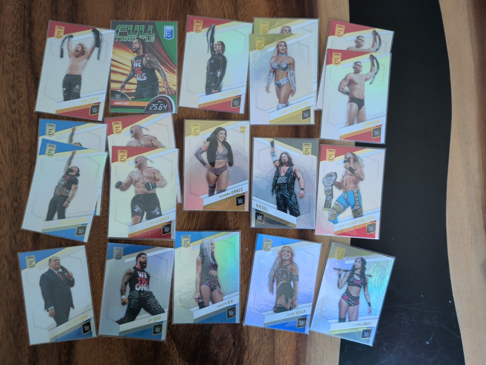 Huge Mixed Lot Of WWE Cards 100+ cards. Chrome/Elite/Universe PLEASE READ…