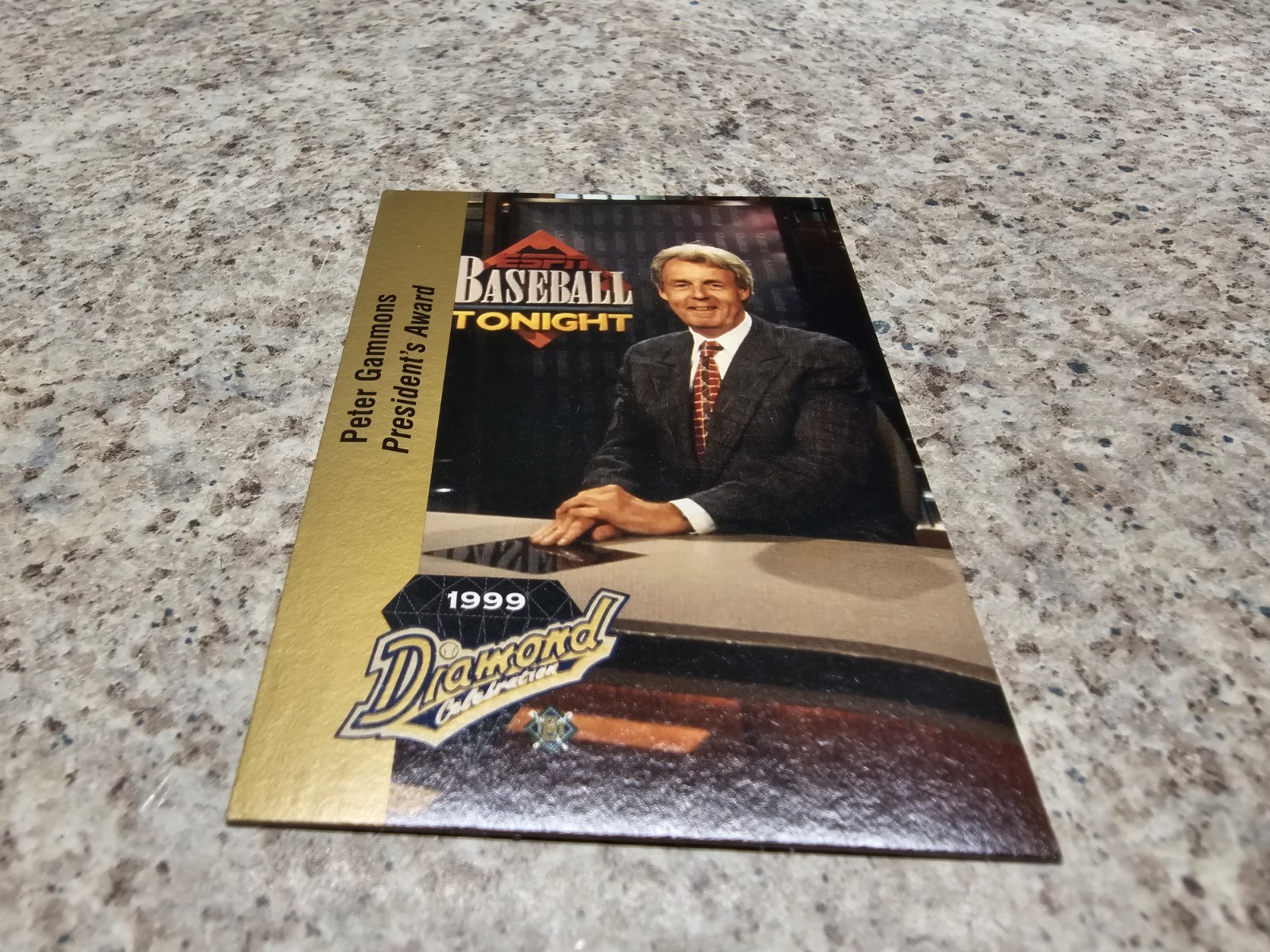 Peter Gammons ESPN Autographed 1999 Brewers Diamond Celebration Ticket Stub No C