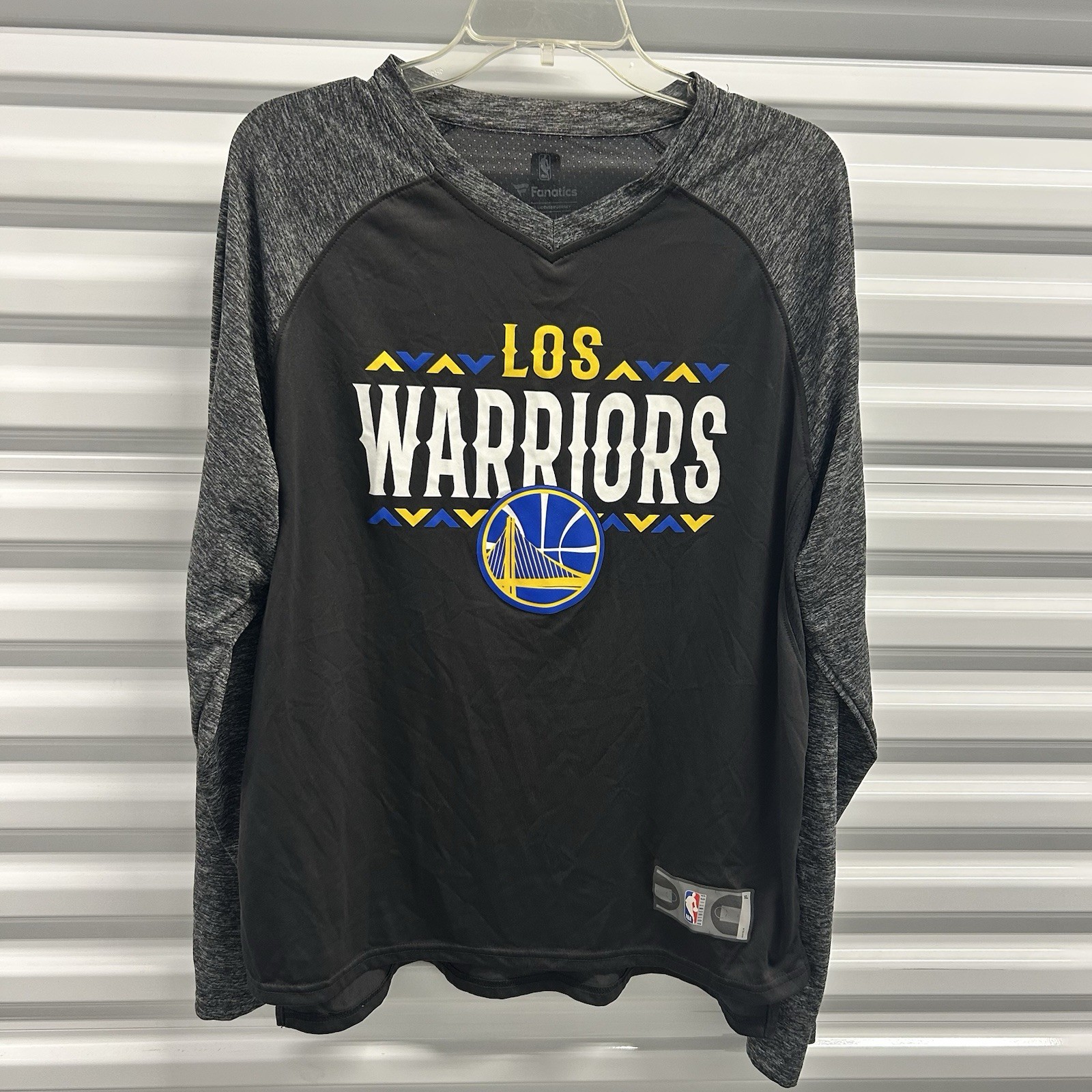 FANATICS GOLDEN STATE “LOS WARRIORS” NBA Spanish Latina Heritage LONG SLEEVE XL