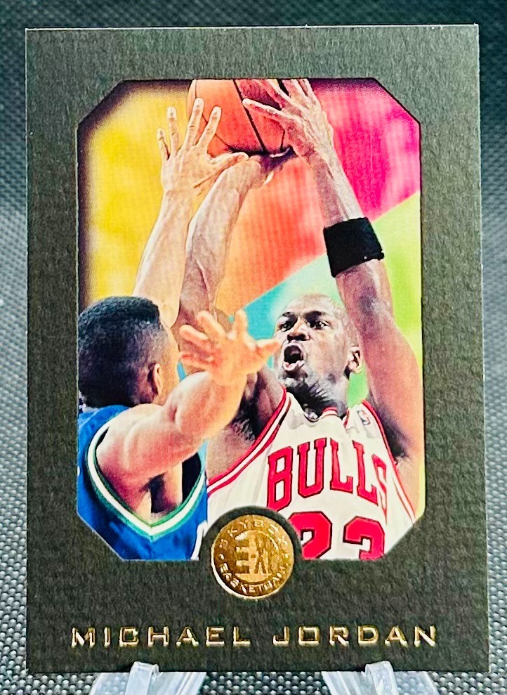 1995-96 Skybox E-XL Black Border Michael Jordan Chicago Bulls #10 Clean!