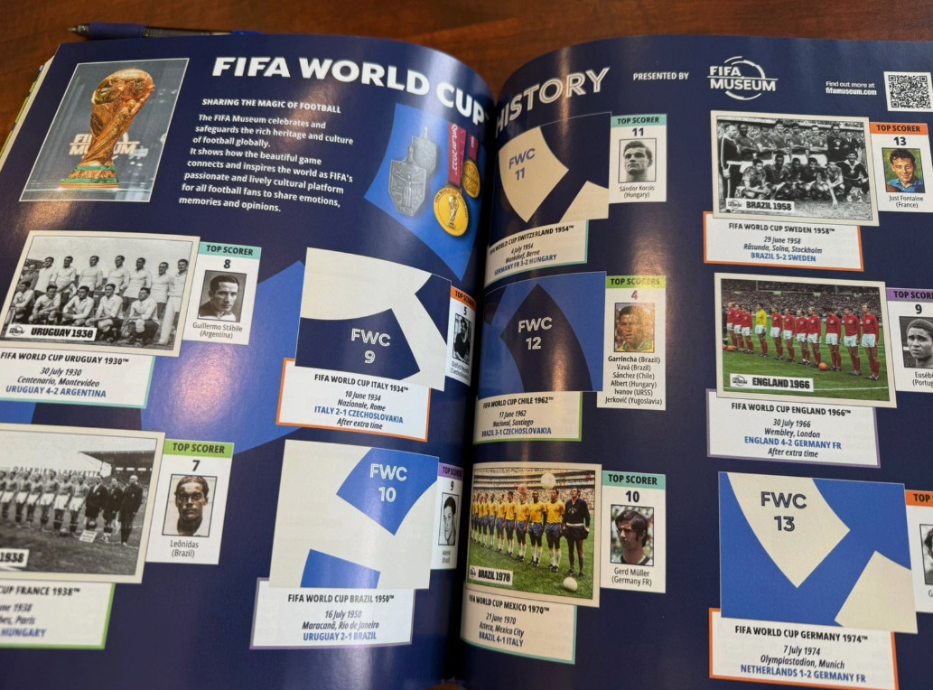 2026 Panini FIFA World Cup Hardcover Album USA 1 of 2026 Edition Limited