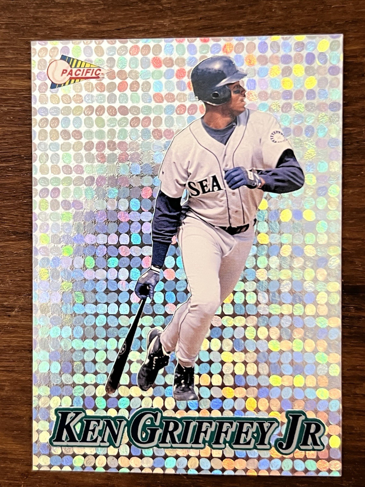 1994 Ken Griffey Jr Pacific Crown Collection – Silver Prisms Insert #8 – MINT!