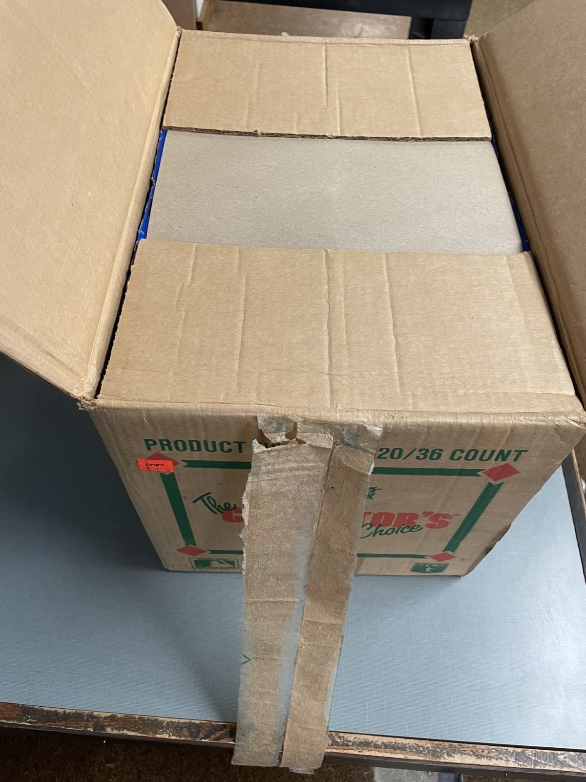 1989 Upper Deck Baseball Series 1 Wax Box 36 Packs From Sealed Case LOW SERIES