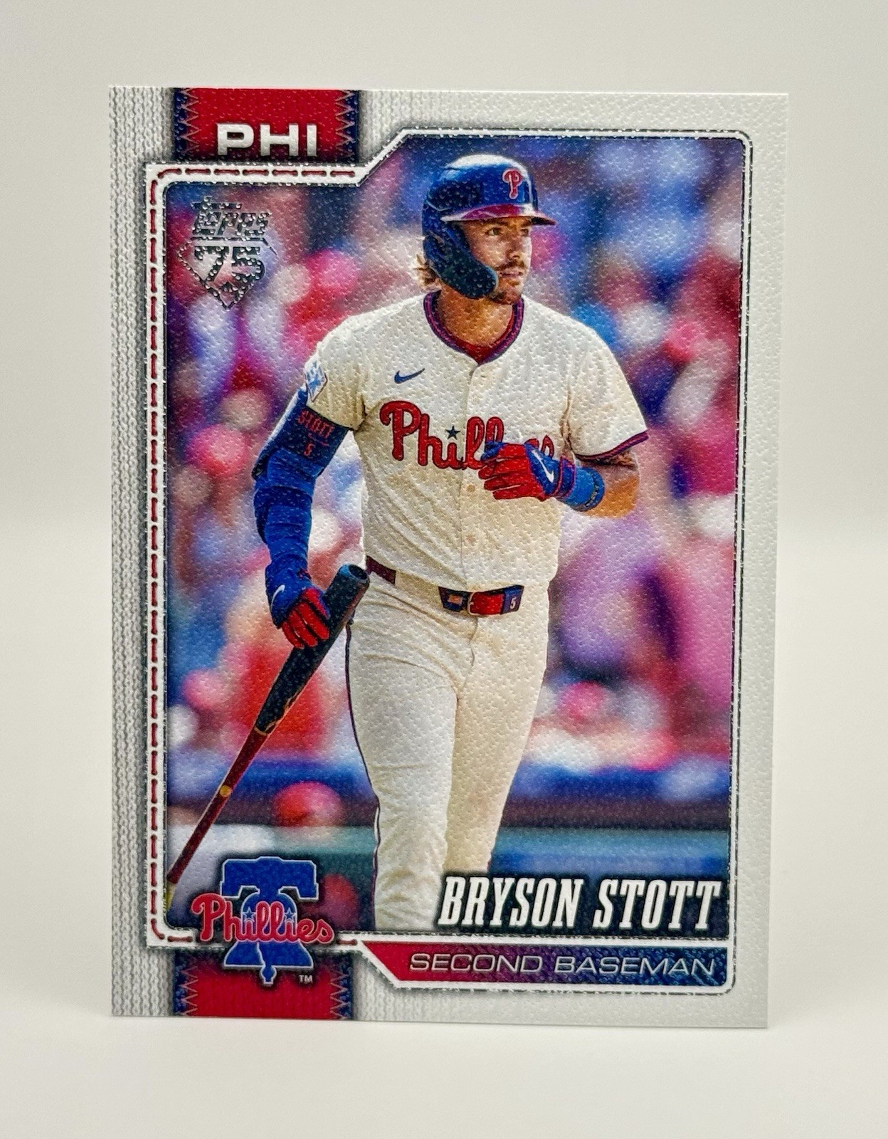 2026 Topps Series 2 Bryson Stott #562 White Canvas /50 Philadelphia Phillies