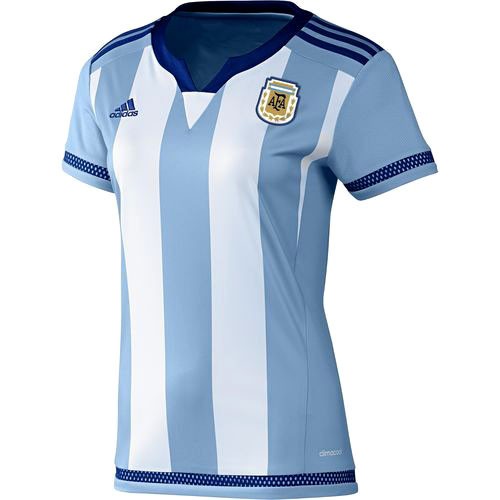 Adidas Women’s Argentina 2015 Home Futbol Soccer Jersey Uniform Messi Large LG L