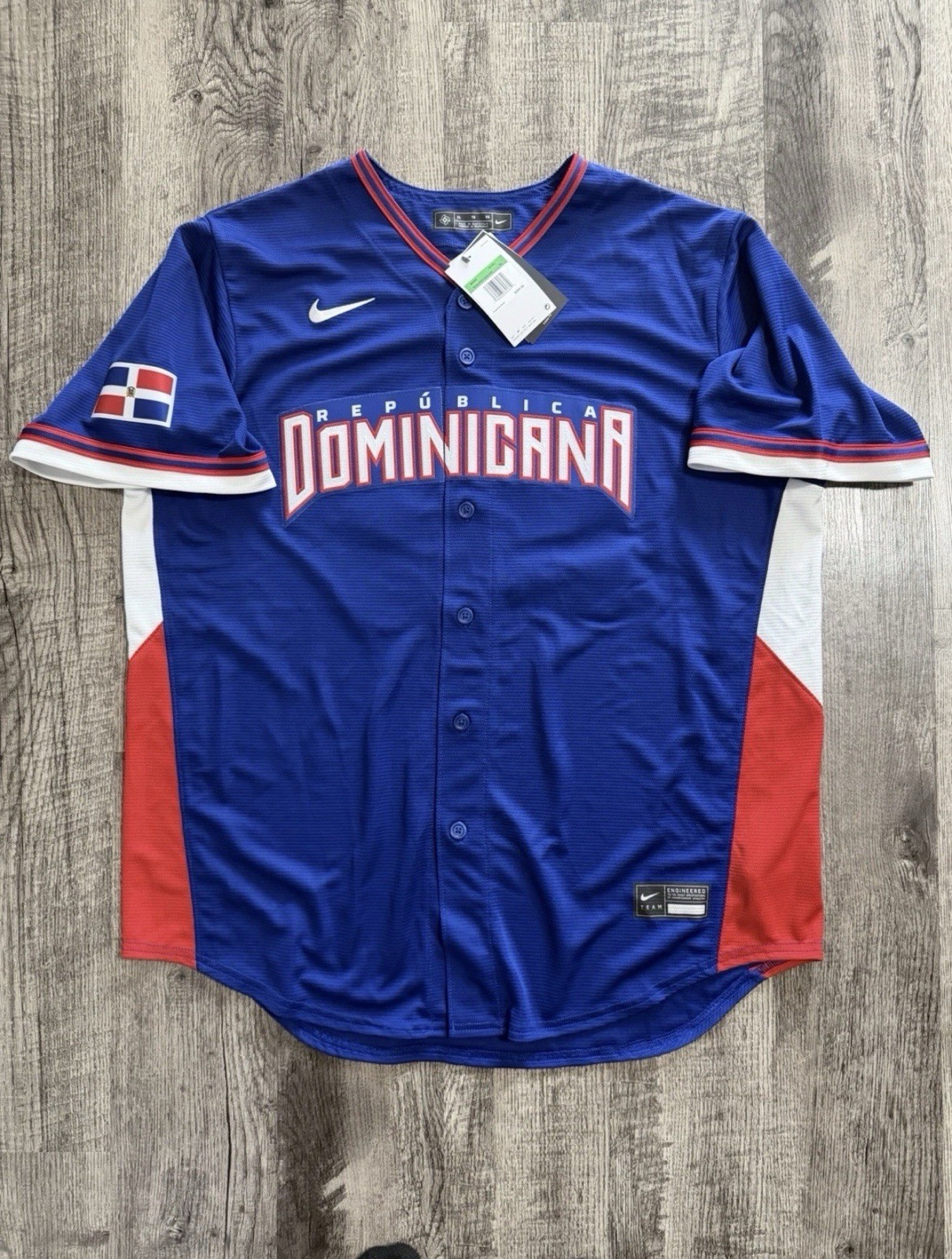 2026 World Baseball Classic Dominican Republic Fernando Tatis Jr. Jersey Size XL