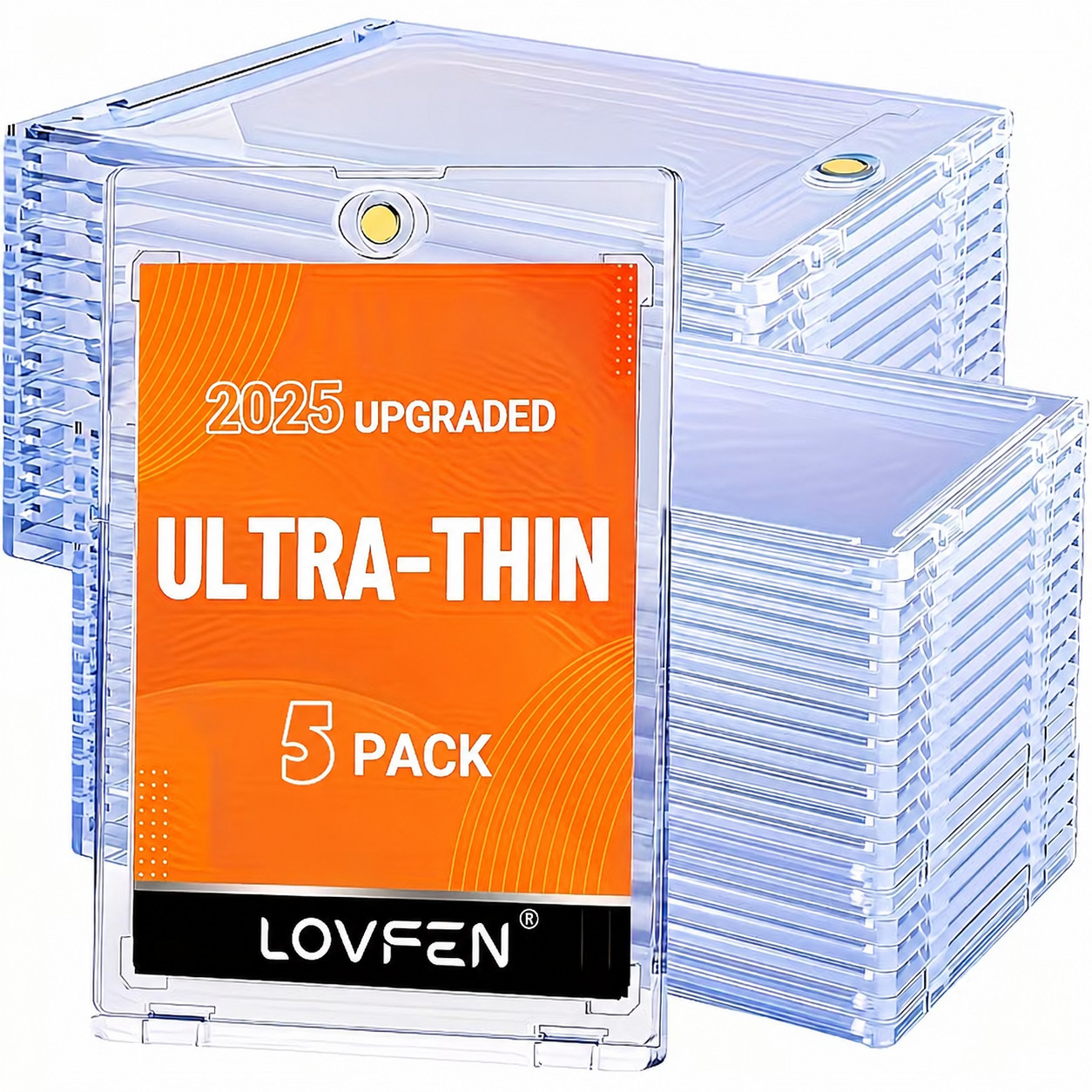 35pt Ultra Thin One Touch Magnetic Card Holders 5/25/50/200/400 Pack