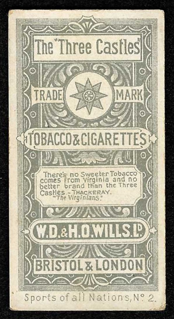1900 AUSTRALIA, KANGAROO DRIVING Wills Sports Of All Nations THREE CASTLES #2