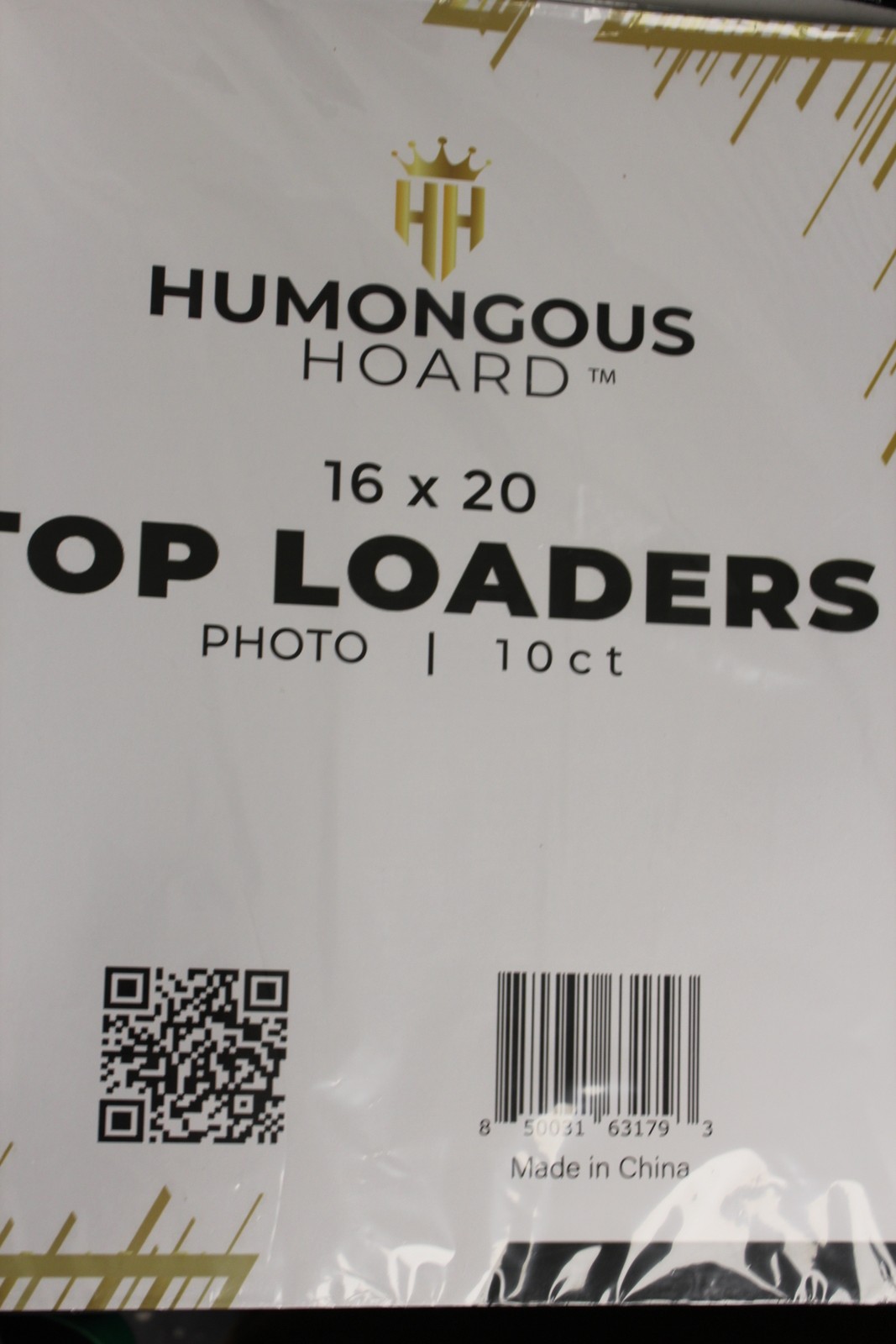 (10) 16 x 20 Humongous Hoard Photo Top Loader Pack