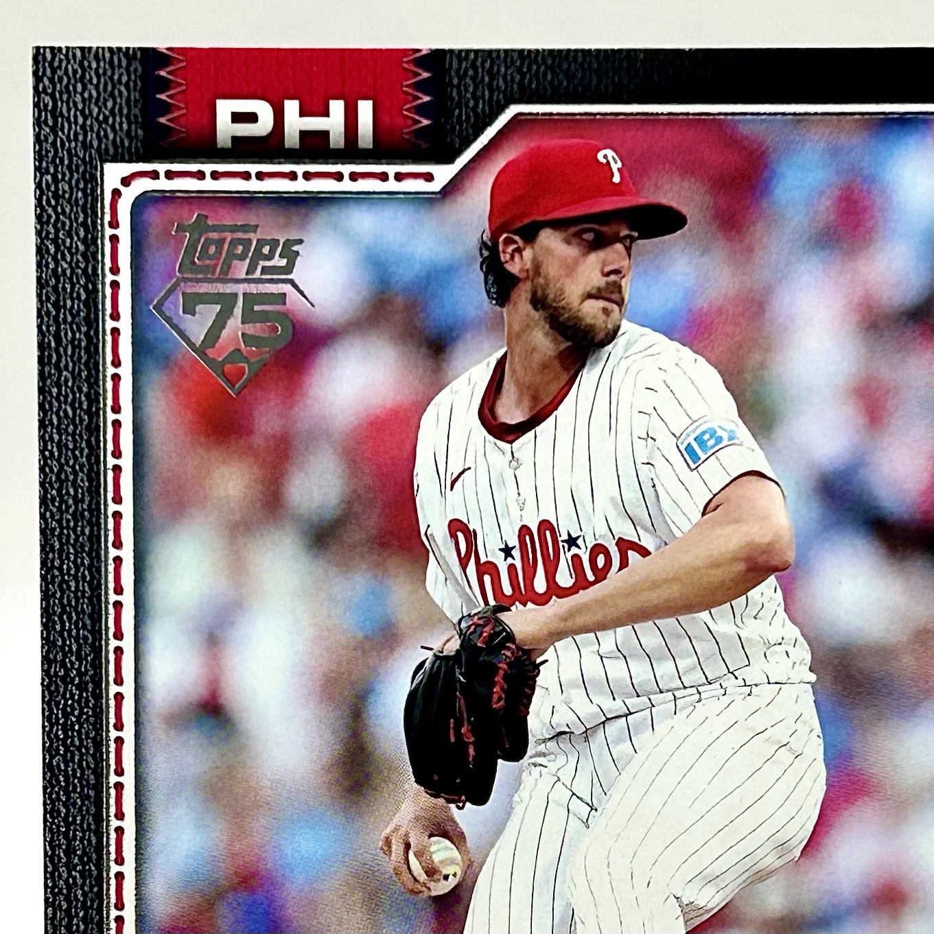 2026 Topps Series 2 Aaron Nola #463 Black Border #/75 Last On Print